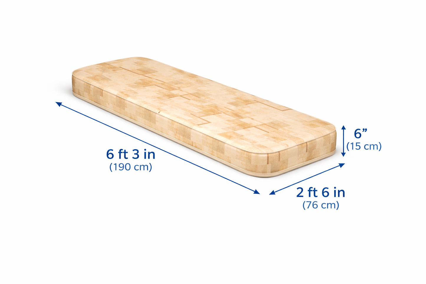 Budget Spring Interior Caravan Mattress | Made to Measure UK | Leisurest