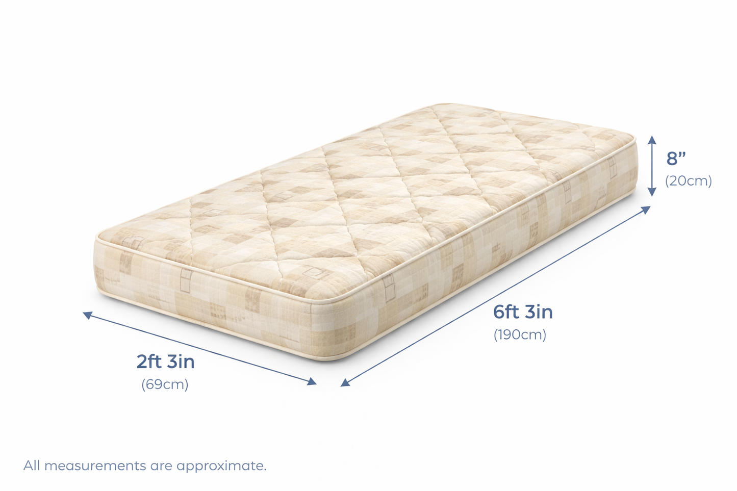 Deep Quilted Spring Interior Caravan Mattress | Made to Measure UK | Leisurest