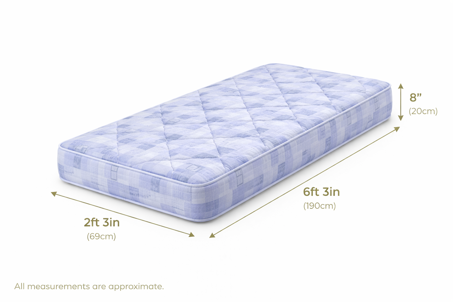 Deep Quilted Spring Interior Caravan Mattress | Made to Measure UK | Leisurest