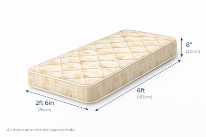 Deep Quilted Spring Interior Caravan Mattress | Made to Measure UK | Leisurest