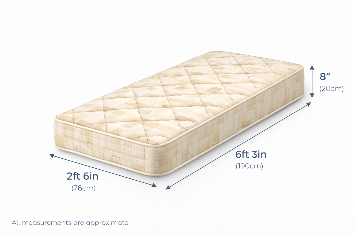 Deep Quilted Spring Interior Caravan Mattress | Made to Measure UK | Leisurest