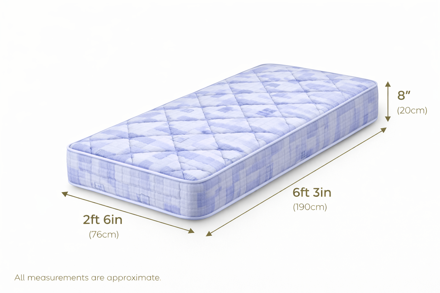 Deep Quilted Spring Interior Caravan Mattress | Made to Measure UK | Leisurest