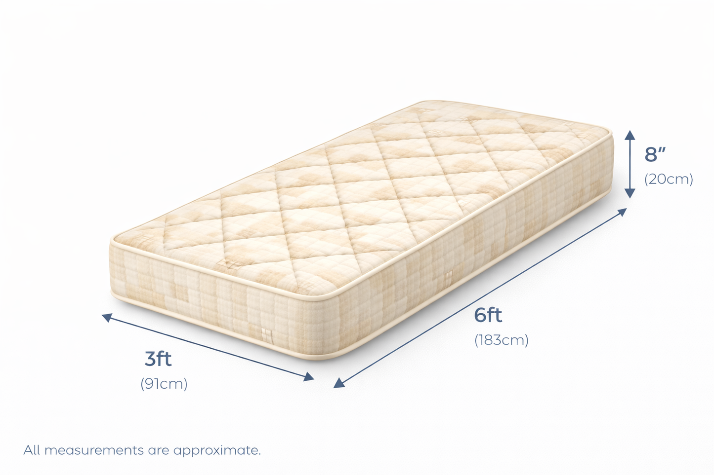 Deep Quilted Spring Interior Caravan Mattress | Made to Measure UK | Leisurest