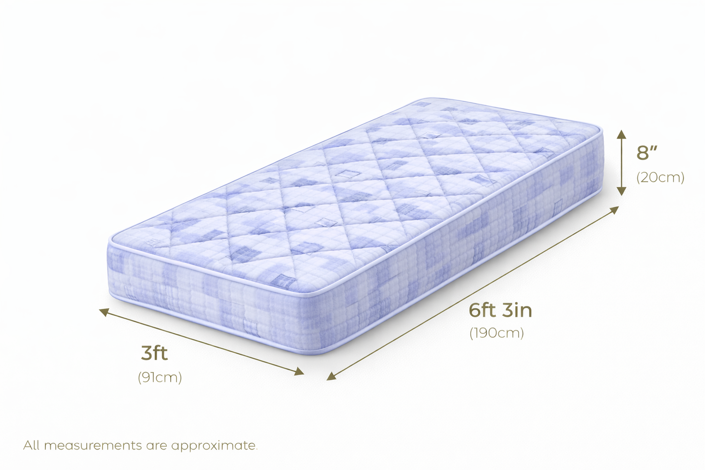 Deep Quilted Spring Interior Caravan Mattress | Made to Measure UK | Leisurest