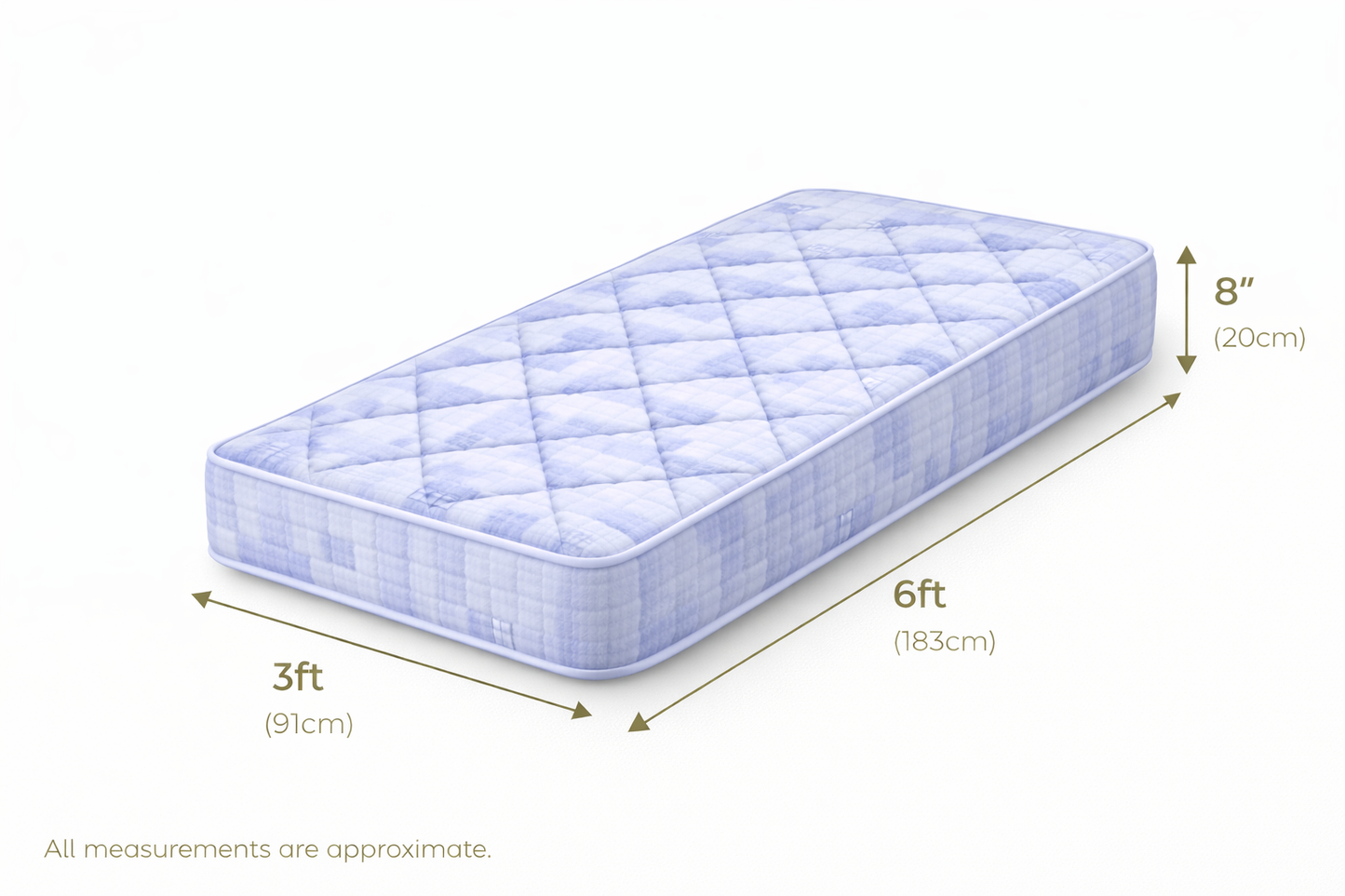 Deep Quilted Spring Interior Caravan Mattress | Made to Measure UK | Leisurest