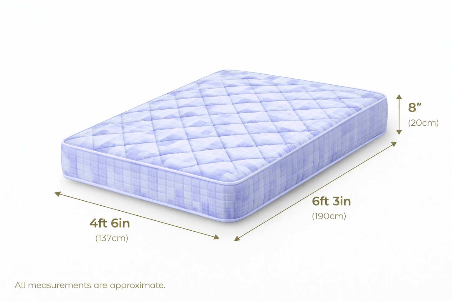 Deep Quilted Spring Interior Caravan Mattress | Made to Measure UK | Leisurest