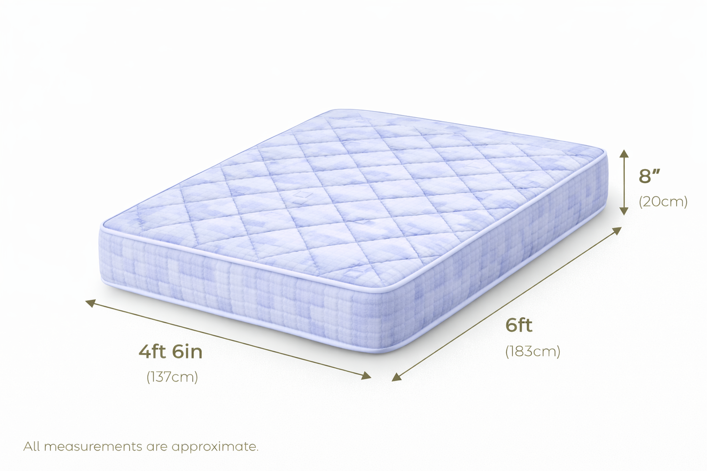 Deep Quilted Spring Interior Caravan Mattress | Made to Measure UK | Leisurest