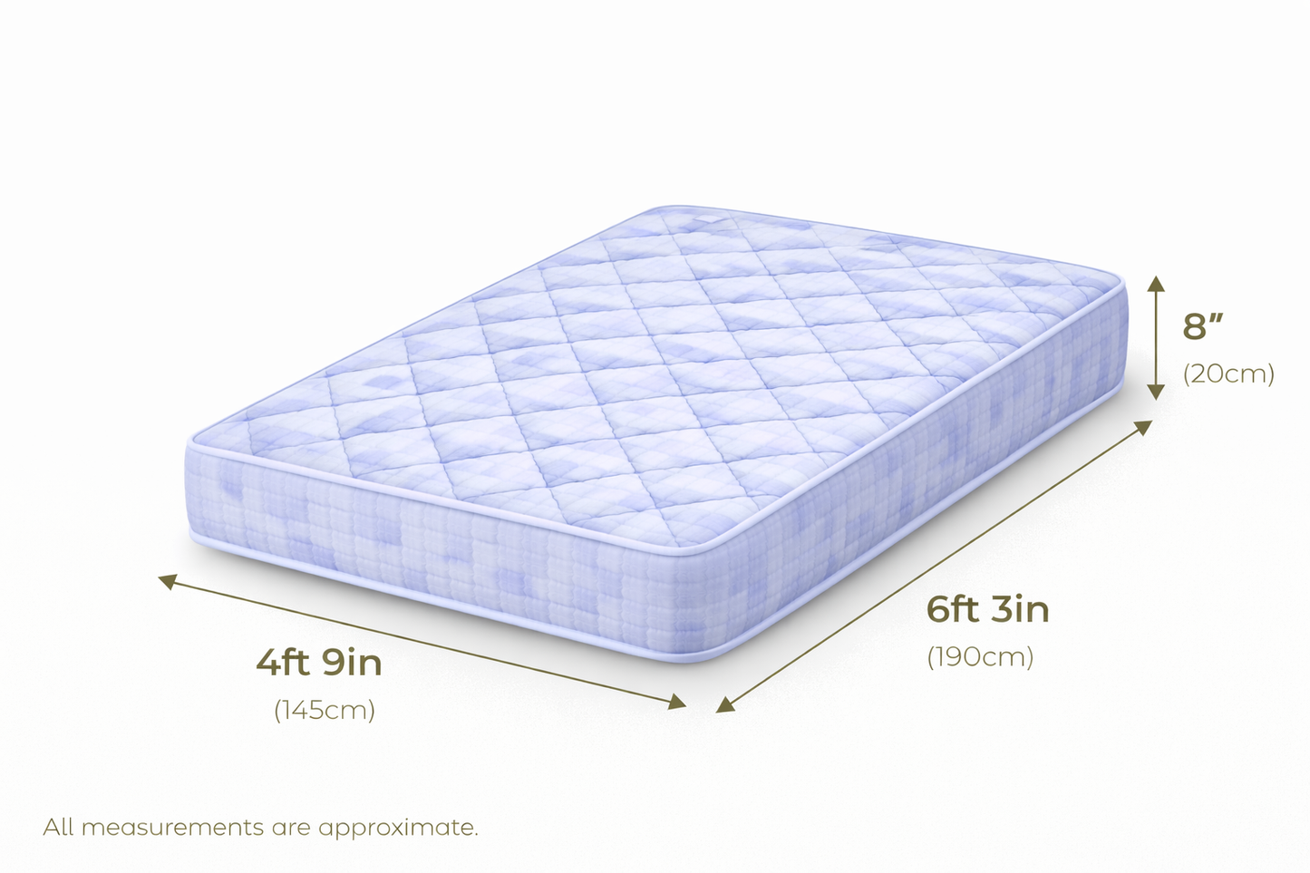 Deep Quilted Spring Interior Caravan Mattress | Made to Measure UK | Leisurest