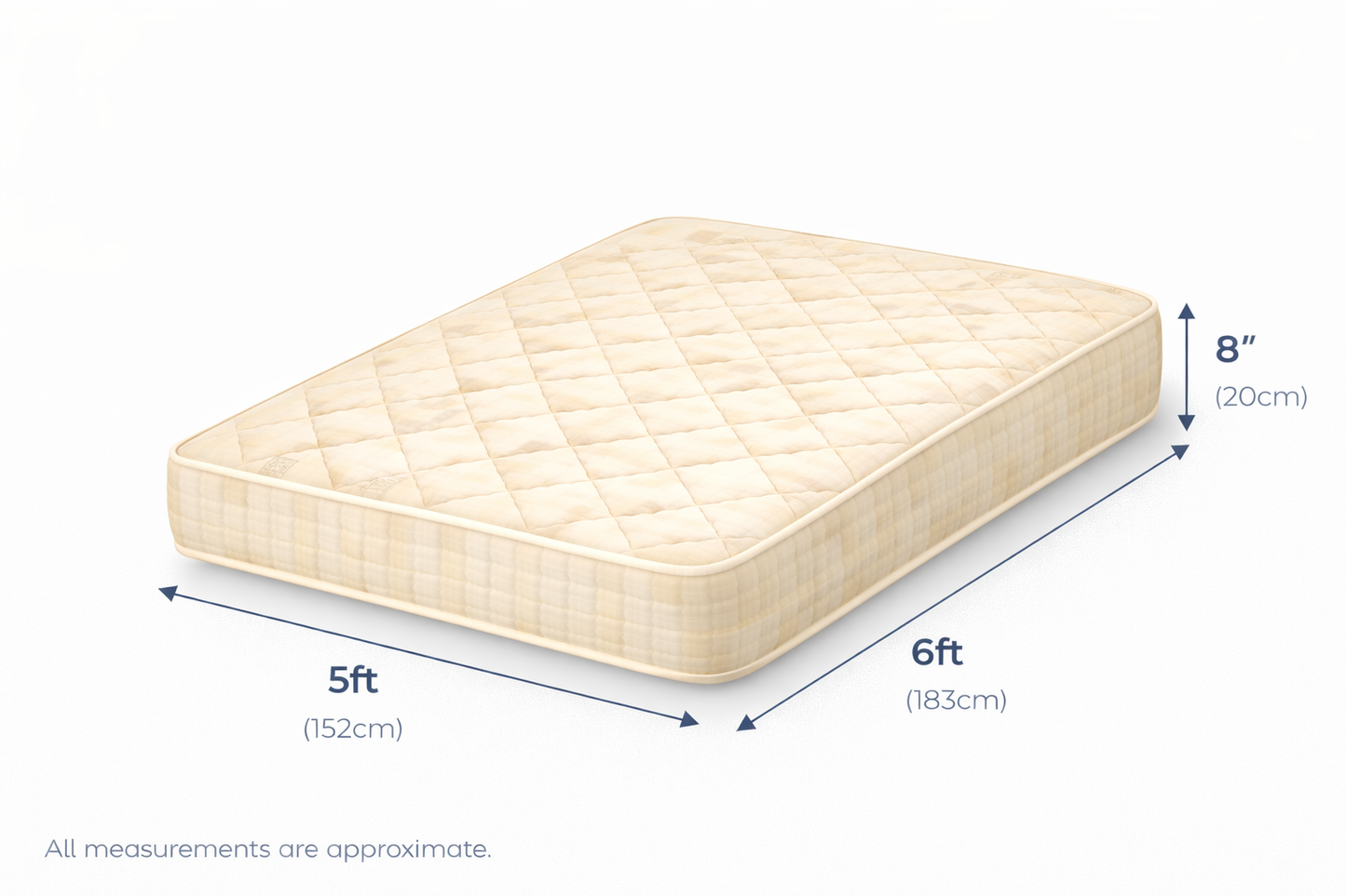 Deep Quilted Spring Interior Caravan Mattress | Made to Measure UK | Leisurest