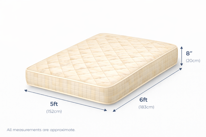Deep Quilted Spring Interior Caravan Mattress | Made to Measure UK | Leisurest