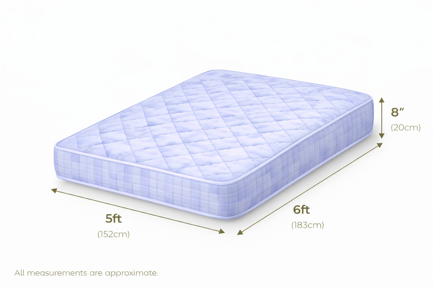 Deep Quilted Spring Interior Caravan Mattress | Made to Measure UK | Leisurest