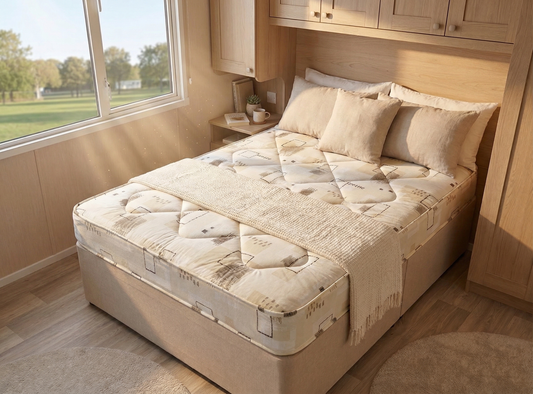 Deep Quilted Spring Interior Caravan Mattress | Made to Measure UK | Leisurest